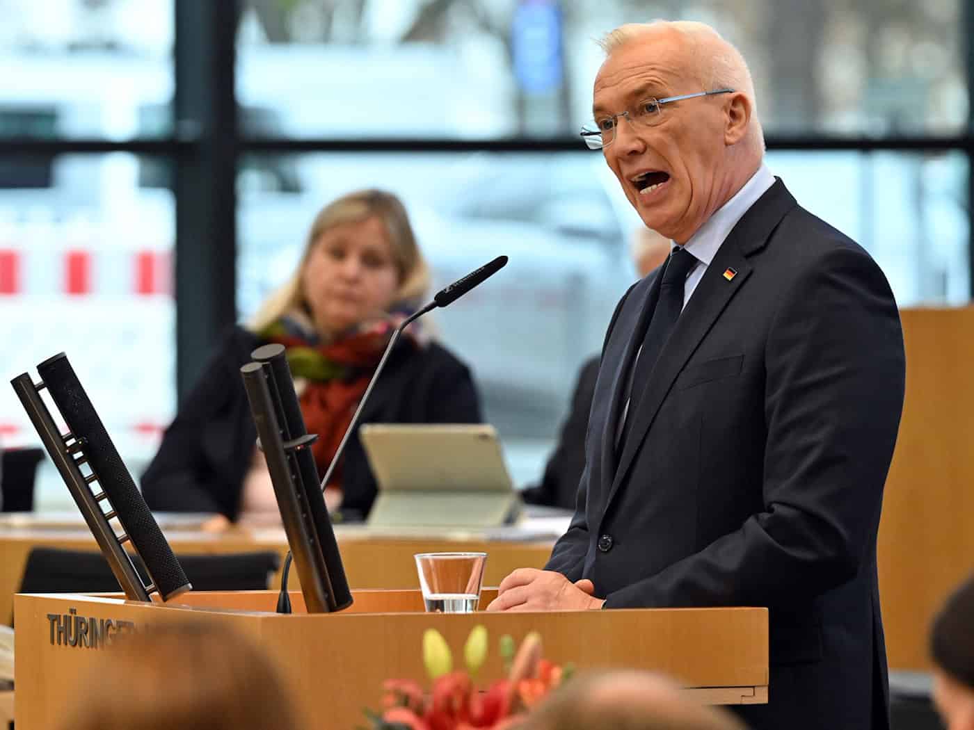 Der AfD-Abgeordnente Jörg Prophet plädiert für eine Abschaffung von Staatsleistungen für die großen Kirchen. (Archivbild) / Foto: Martin Schutt/dpa