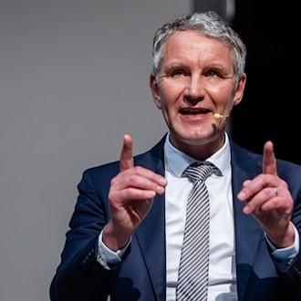 Der Thüringer AfD-Landespartei- und Fraktionschef Björn Höcke rät der AfD in Sachsen-Anhalt von einer Regierungsbeteiligung als Juniorpartner ab. (Archivbild) / Foto: Christoph Schmidt/dpa