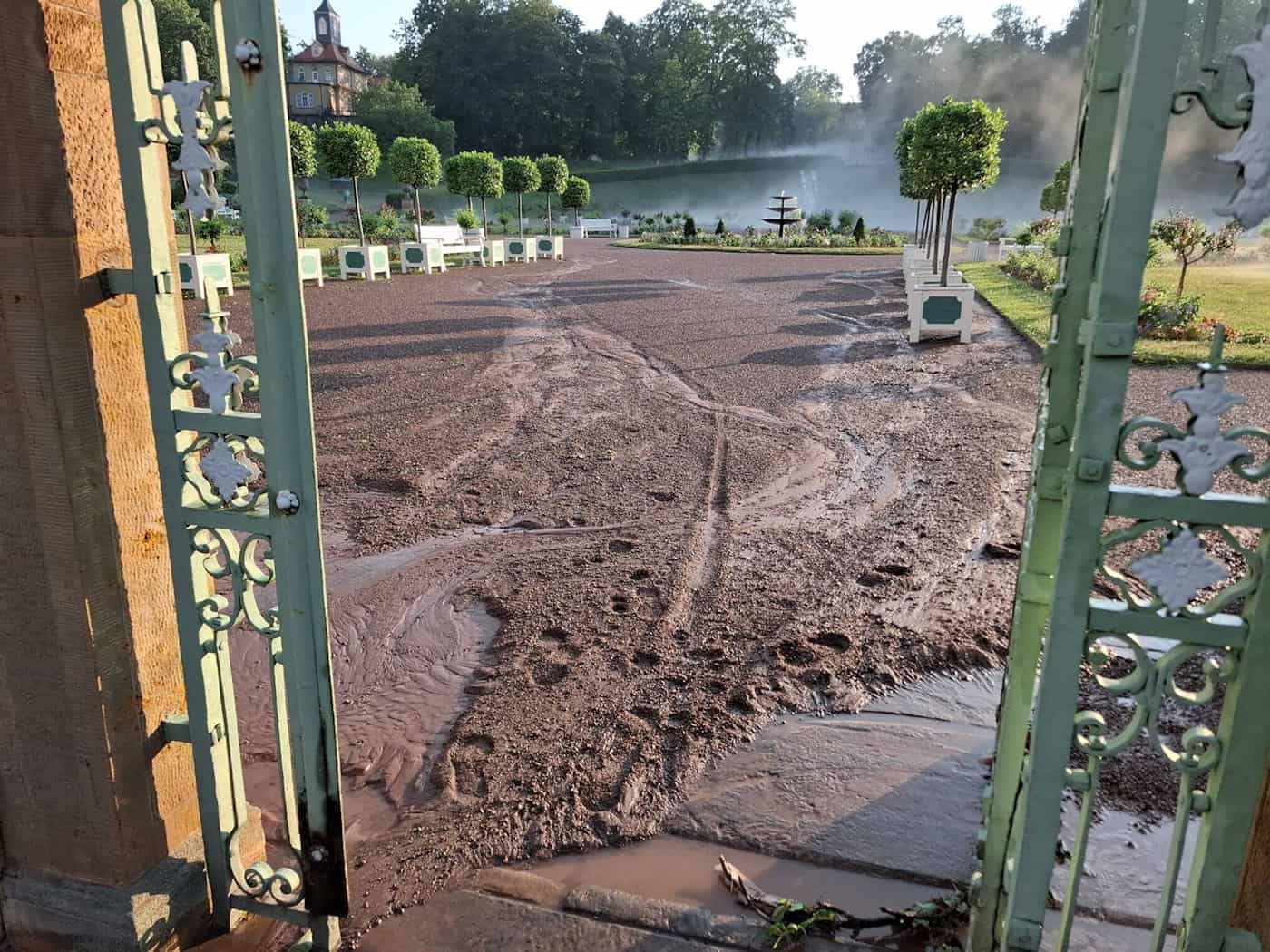 Unwetter beschädigt Herzoglichen Park und Orangerie in Gotha – rund 100.000 Euro Schaden