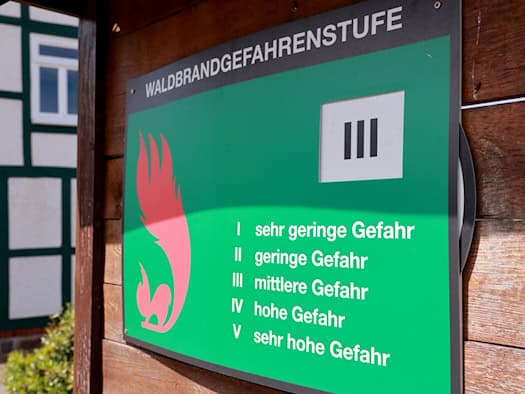 Waldbrandgefahr in Thüringen steigt – Warnstufe 4 in Ost- und Südthüringen