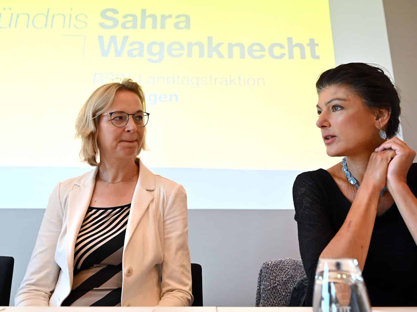 BSW-Landeschefin Wolf: Spreche selten mit Wagenknecht