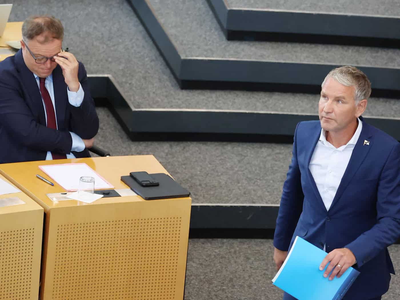 CDU kritisiert Höcke im Thüringer Landtag: Misstrauensantrag gegen Voigt als Wahlkampfangriff