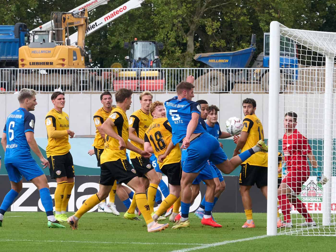 Dynamo Dresden demontiert SV Westfalia Rhynern im DFB-Pokal – 6:0 in Münster