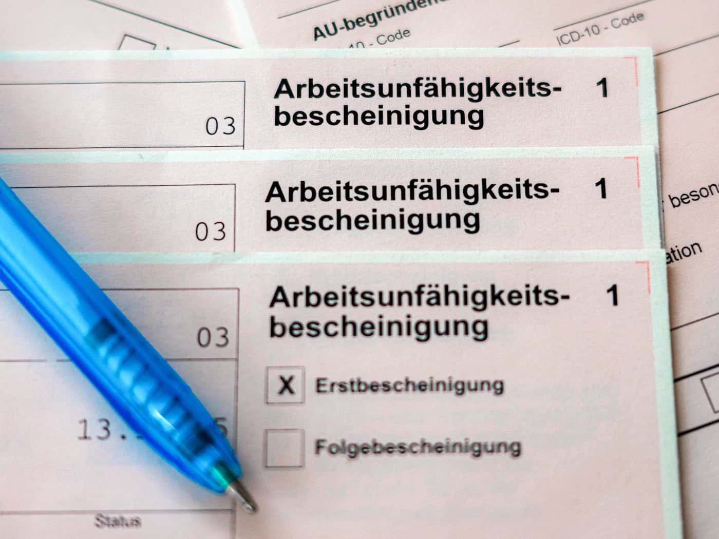Etwas weniger Krankschreibungen im ersten Halbjahr