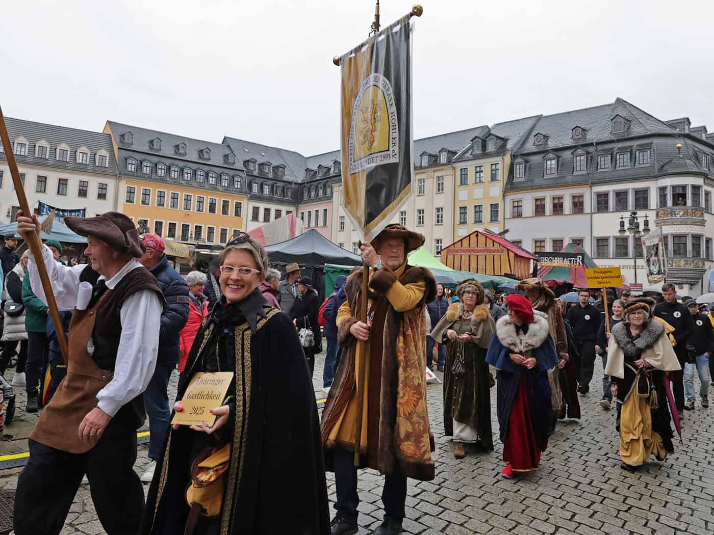Höhlerfest in Gera: Historischer Festumzug mit rund 1.000 Mitwirkenden