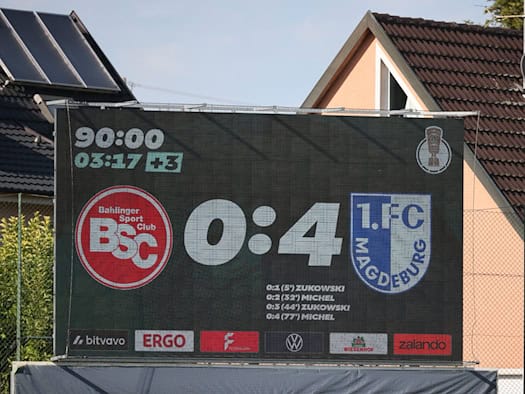 Magdeburger Pokal-Hit in München live in der ARD