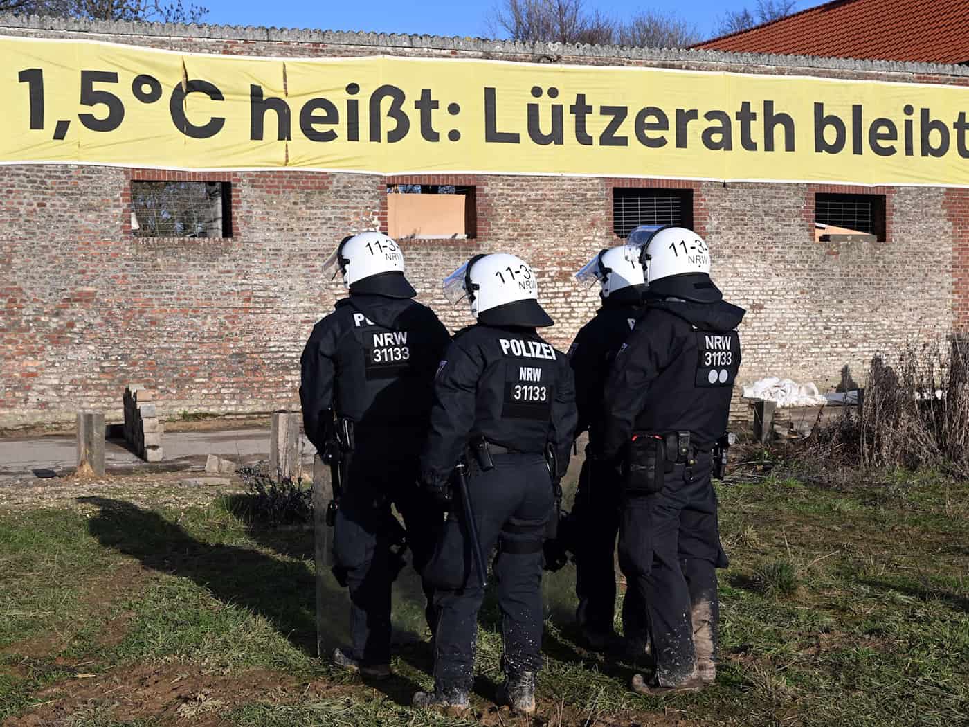 Urteil: Polizei Aachen zuständig für Lützerath-Aktivisten