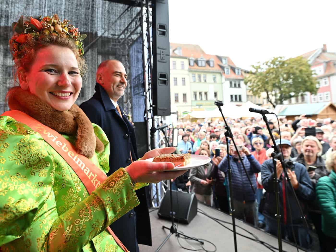 Weimar: Zwiebelmarkt mit rund 150.000 Besuchern – weniger wegen Regen und Teuerung