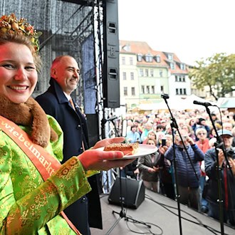 Weimar: Zwiebelmarkt mit rund 150.000 Besuchern – weniger wegen Regen und Teuerung