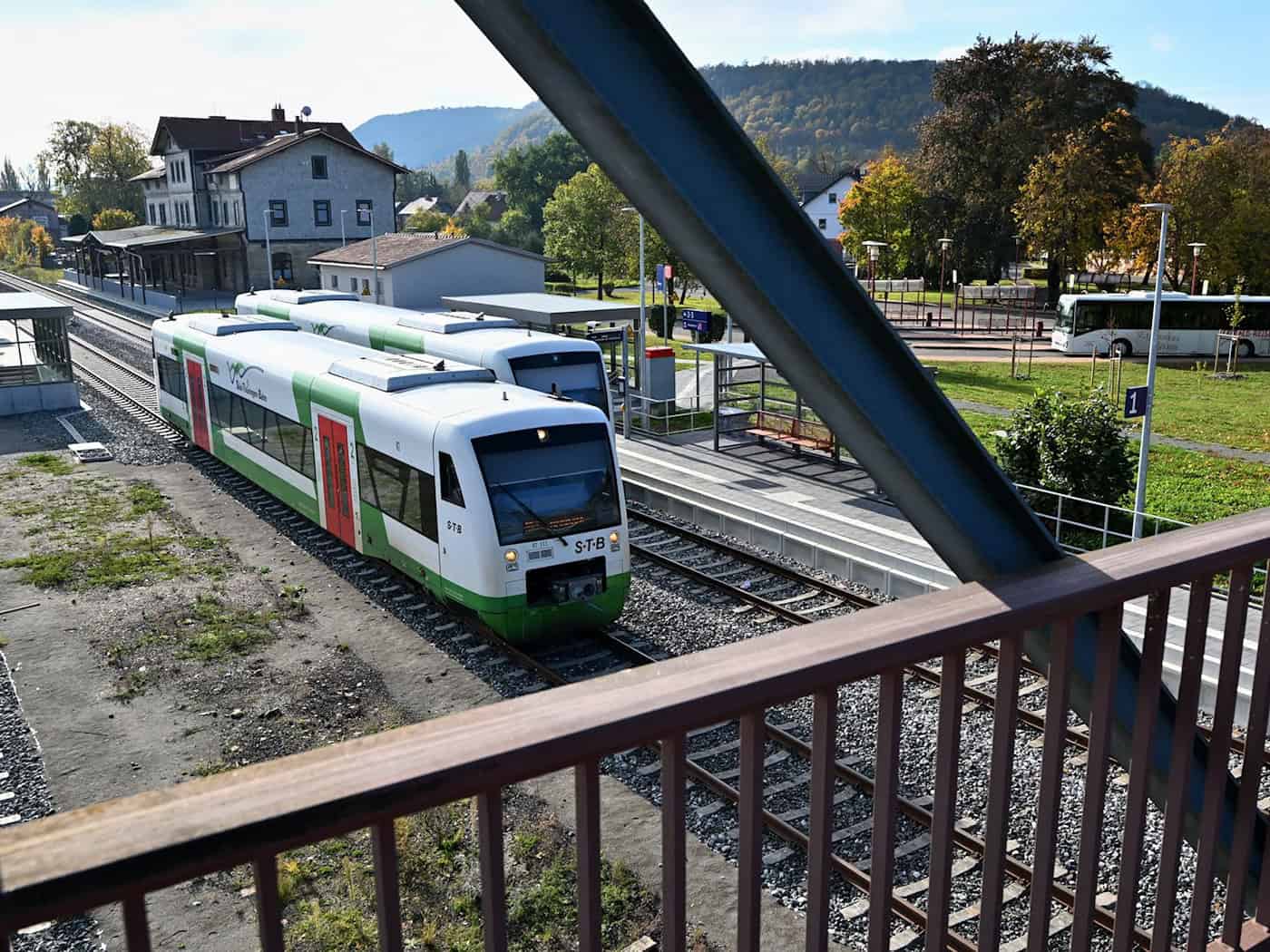 Bahnhof Themar im Kreis Hildburghausen für 6,2 Millionen Euro modernisiert