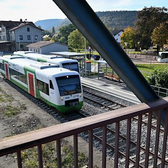 Bahnhof Themar im Kreis Hildburghausen für 6,2 Millionen Euro modernisiert