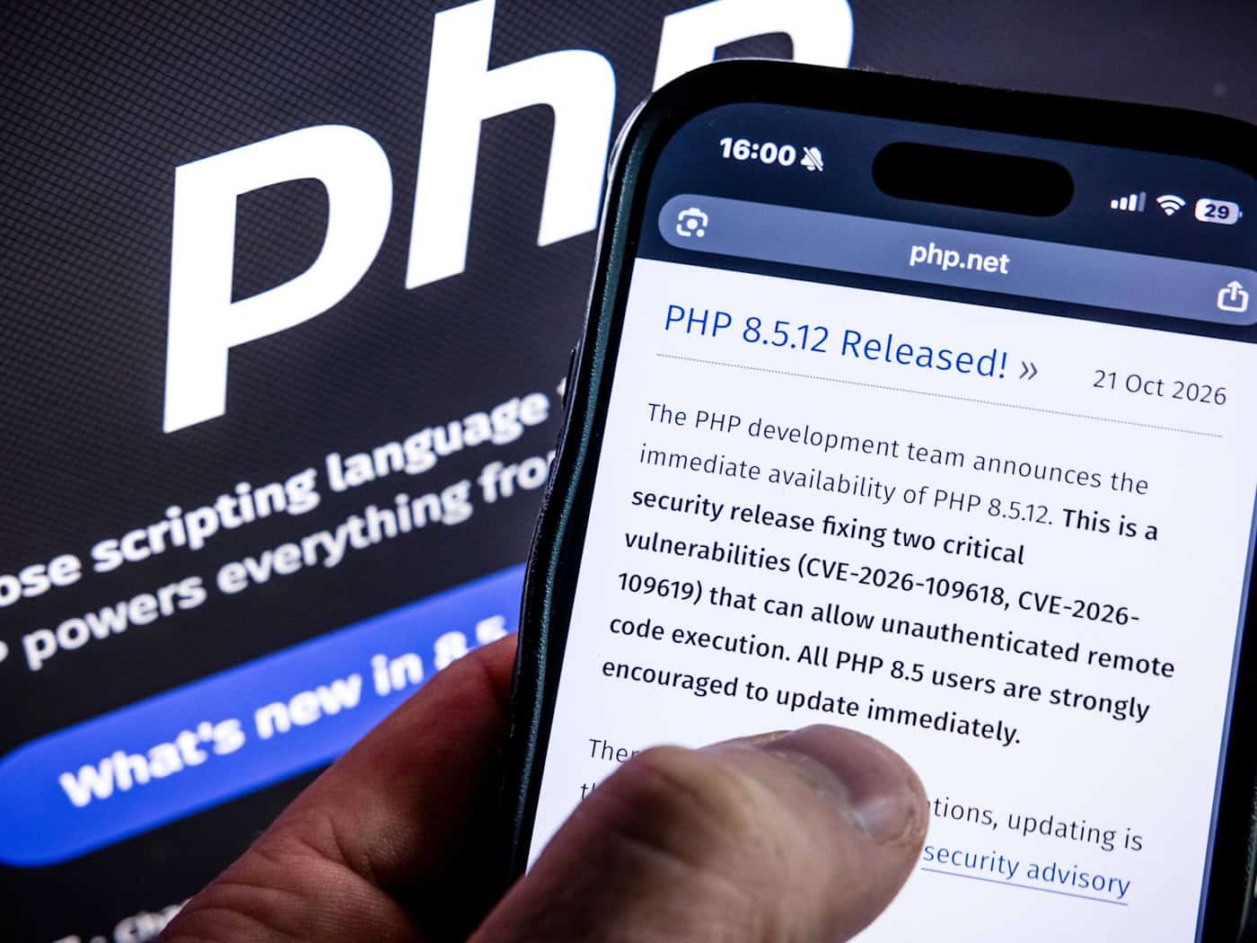 Weltweite PHP-Sicherheitslücke legt Teile der Thüringer Landesverwaltung zeitweise lahm