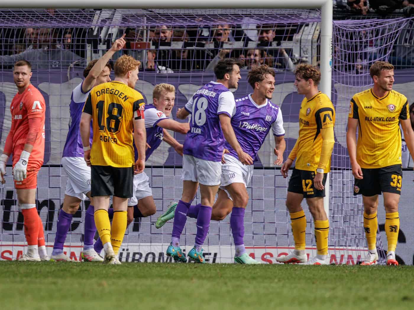 Grill feiert Comeback: Dynamo holt 1:1 bei VfL Osnabrück