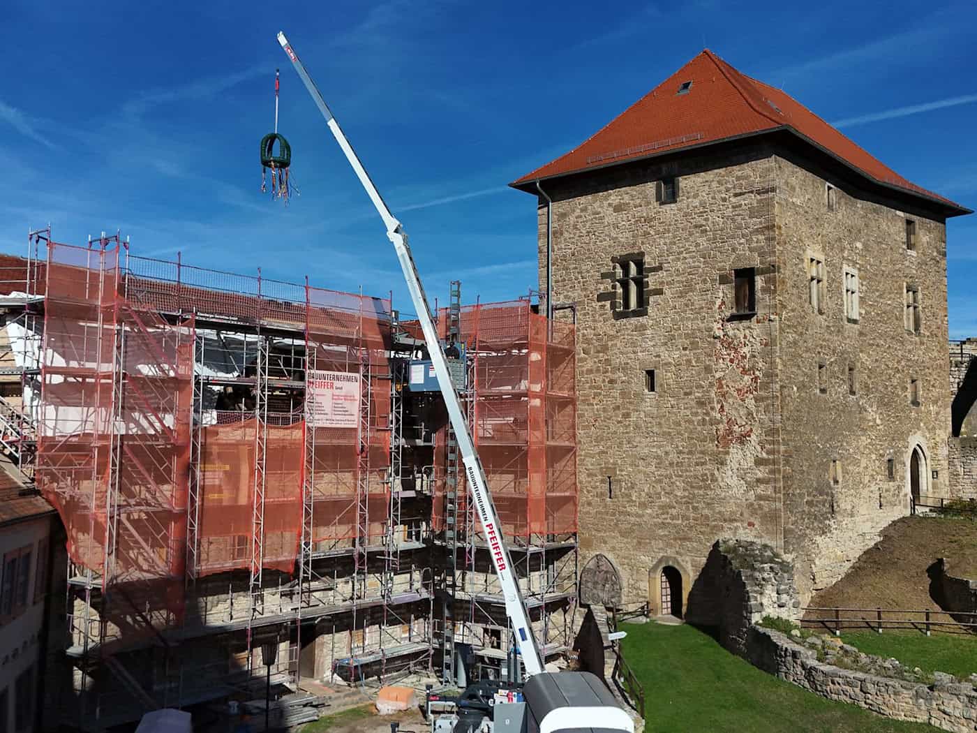 Sanierung des Prinzessinnenbaus geht zügig voran