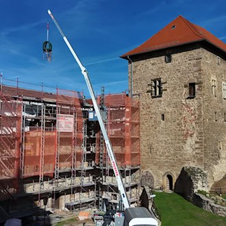 Sanierung des Prinzessinnenbaus geht zügig voran