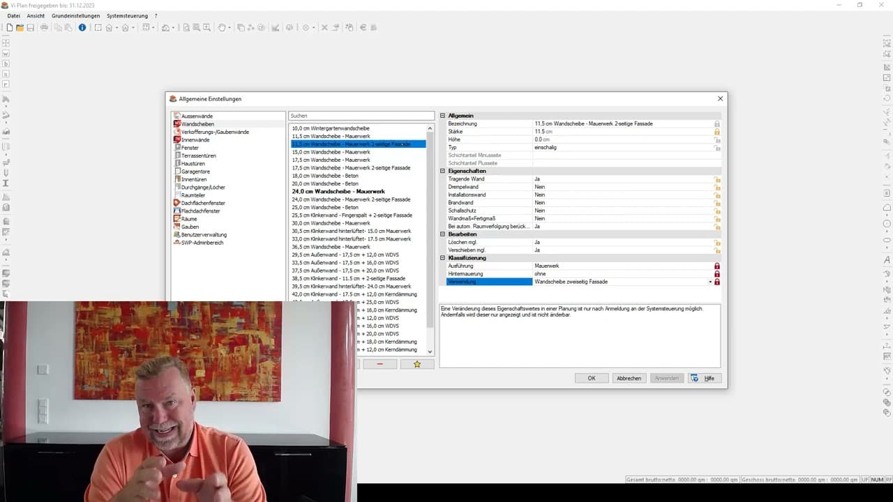 neue Planungs-DB für Massivbau ab Version 25 Teil 2