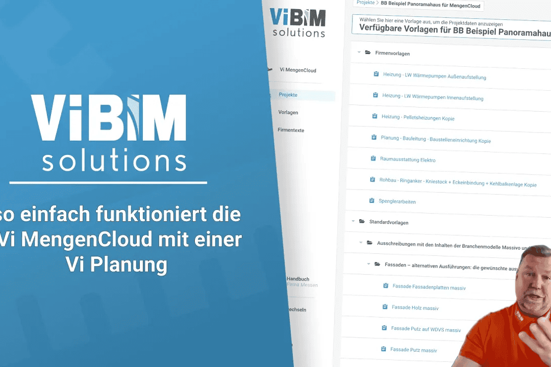 Vi MengenCloud - so einfach geht es mit einer Vi Planung