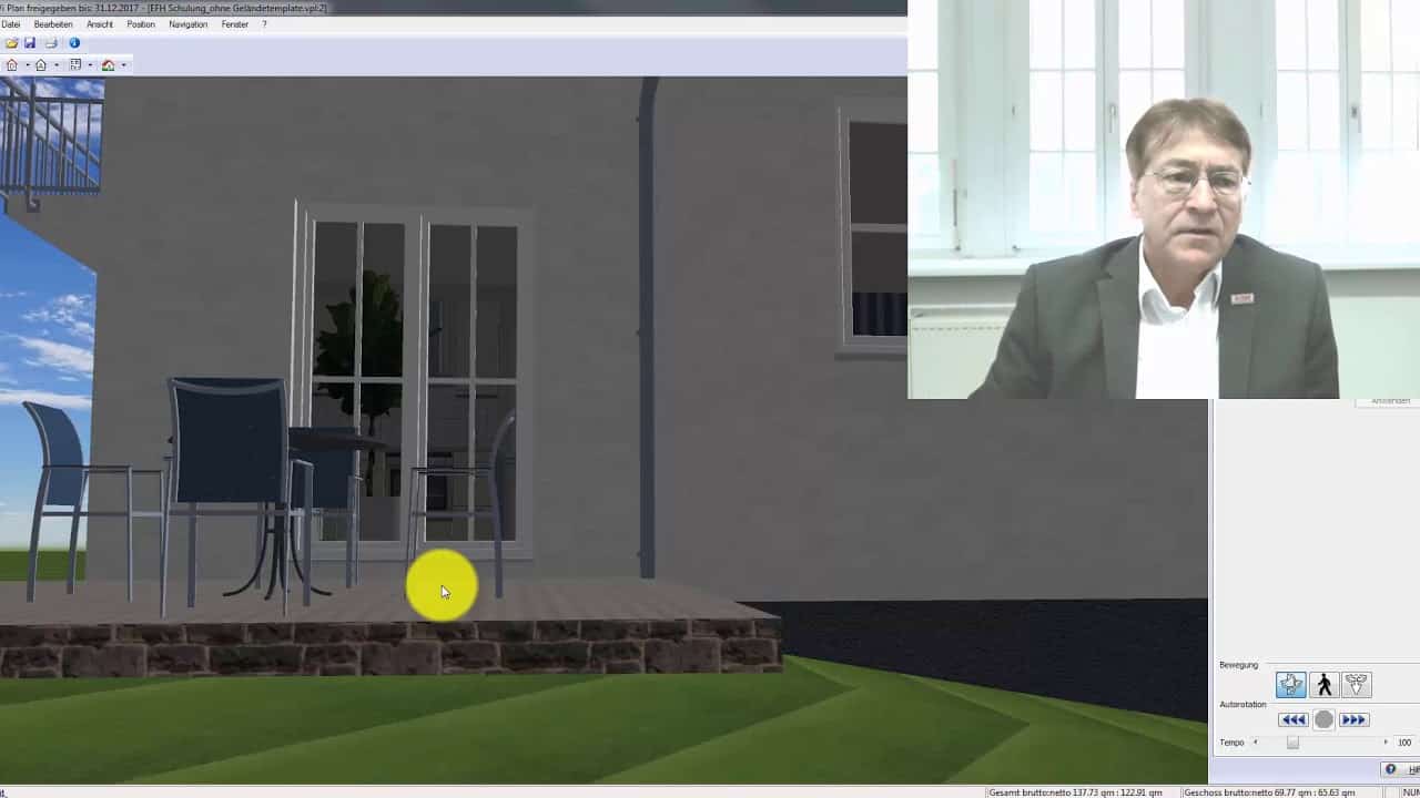 3D Außengestaltung via Symbole