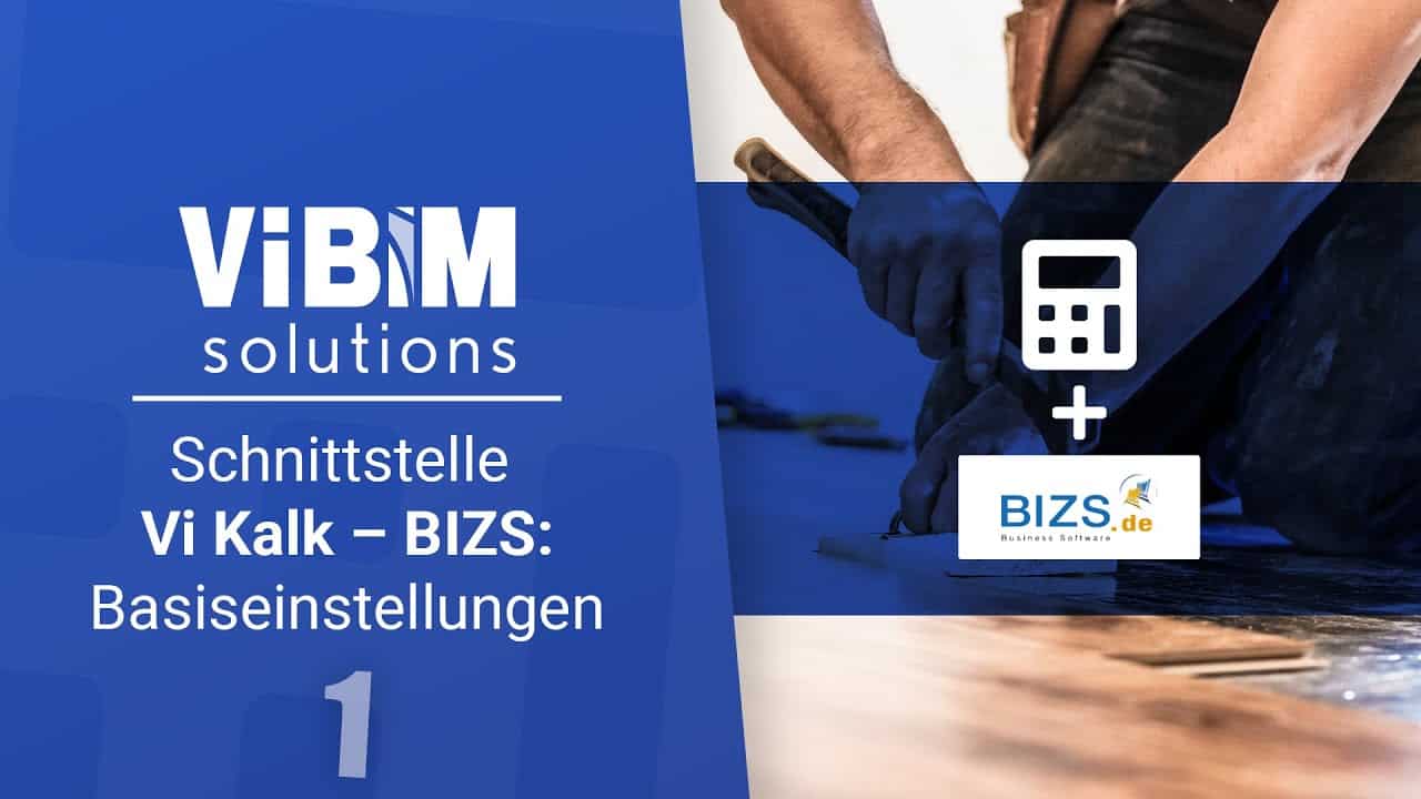 Vi Kalk – BIZS – Schnittstelle – Basiseinstellungen