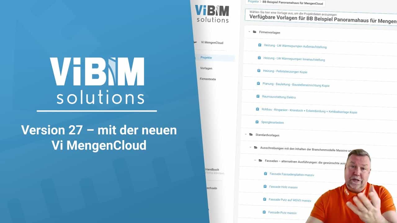Version 27 - mit der neuen Vi MengenCloud