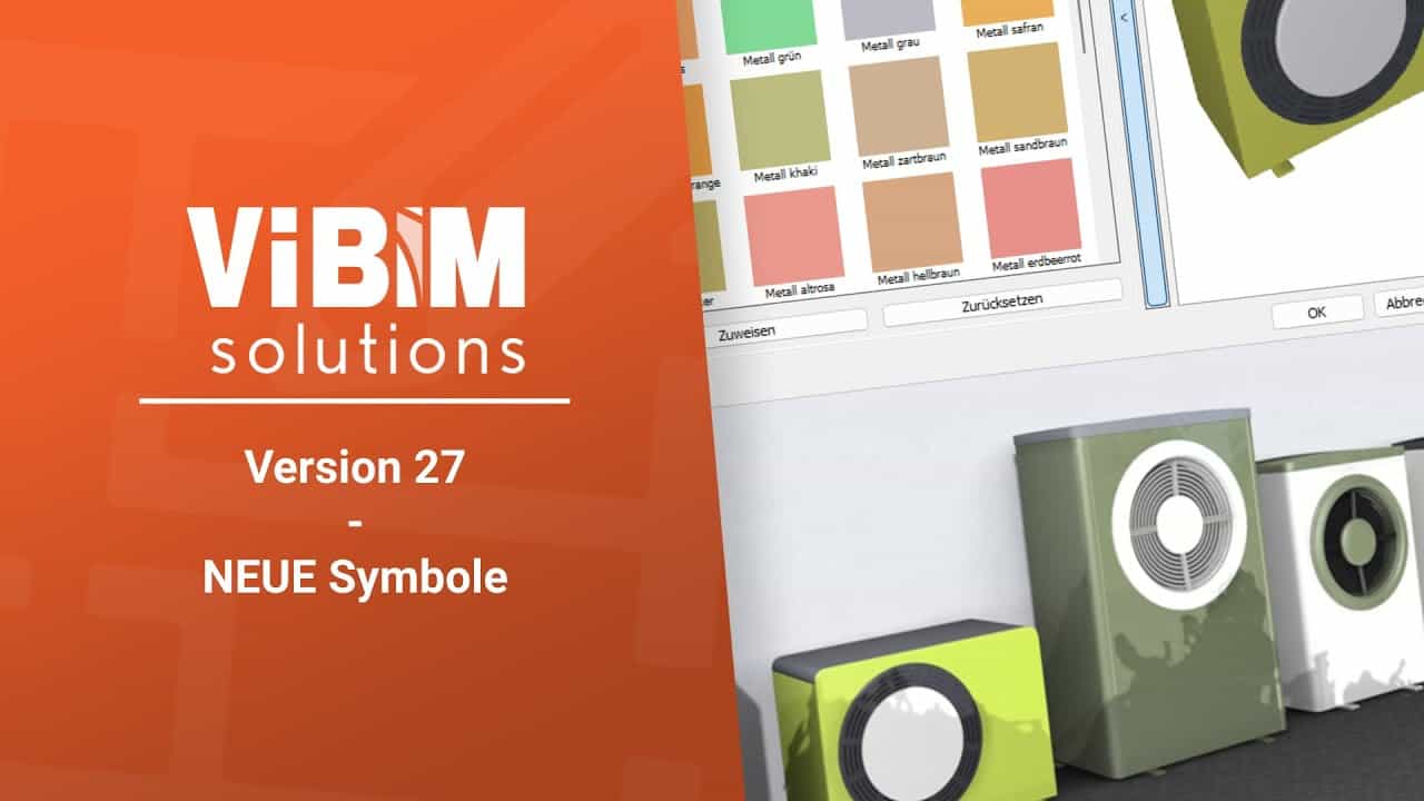 Symbole für den Innenbereich - Außenbereich neu mit Version 27