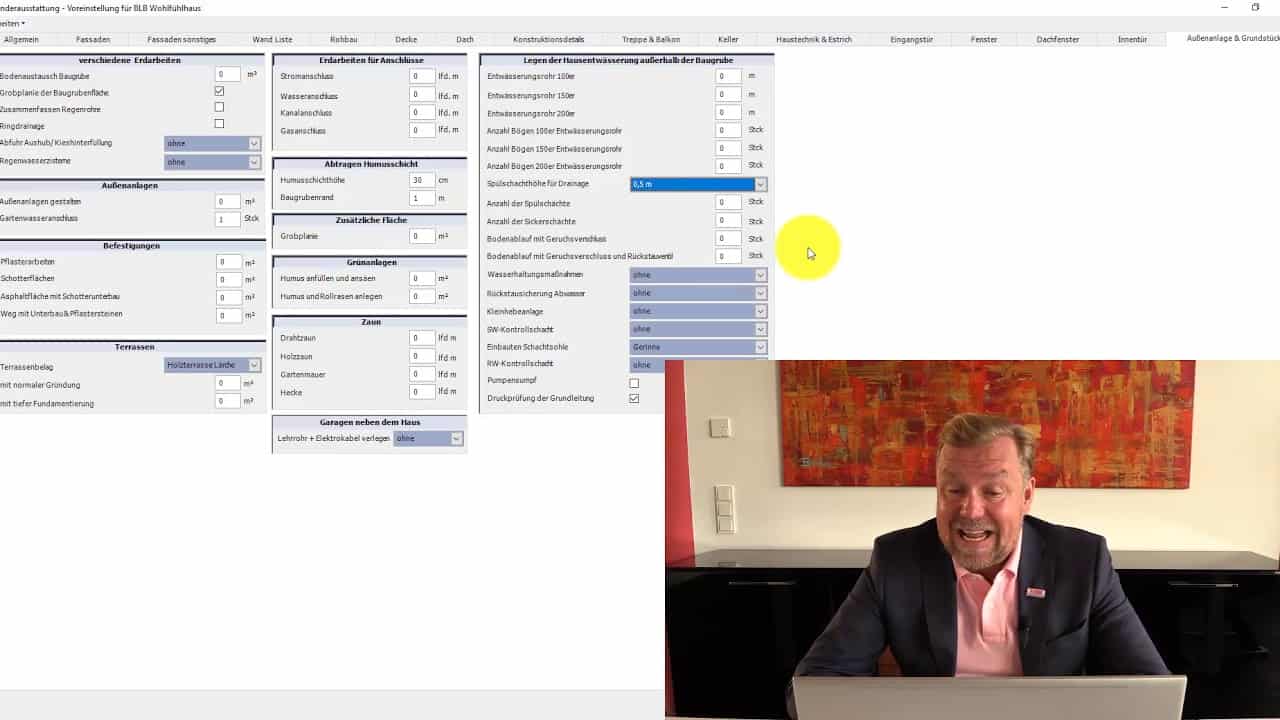 Entwässerung Massivbau Teil1