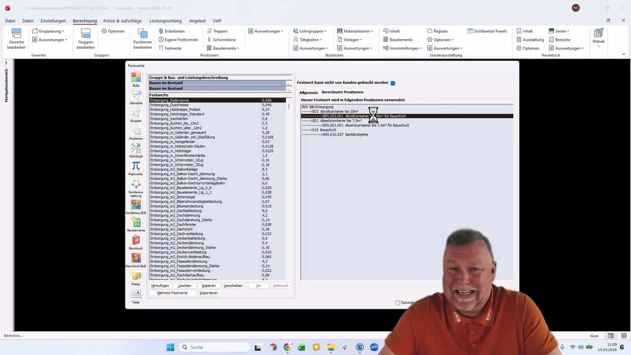 Sonderausstattung - Bauen im Bestand - Allgemein - Entsorgung Teil 2