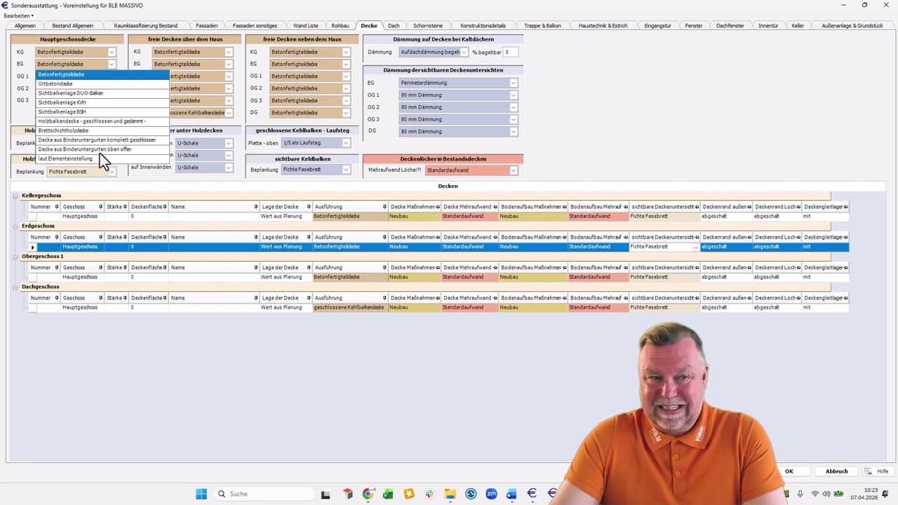 NEU Sonderausstattung Massivo - Decke Teil 2