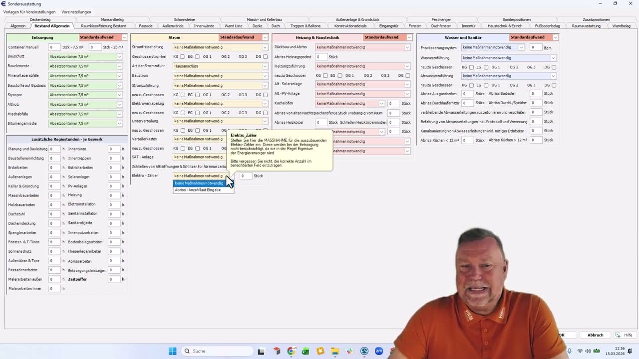 Sonderausstattung - Bauen im Bestand - Allgemein - Strom
