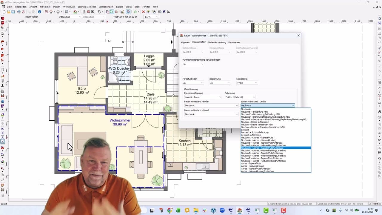 Sonderausstattung - Bauen im Bestand -Raumklassifizierungen Teil 6