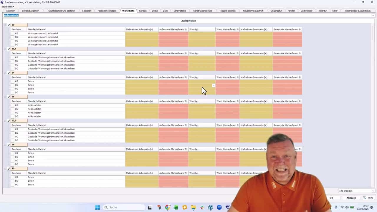 Sonderausstattung - Bauen im Bestand - Wandsteuerung Teil 1