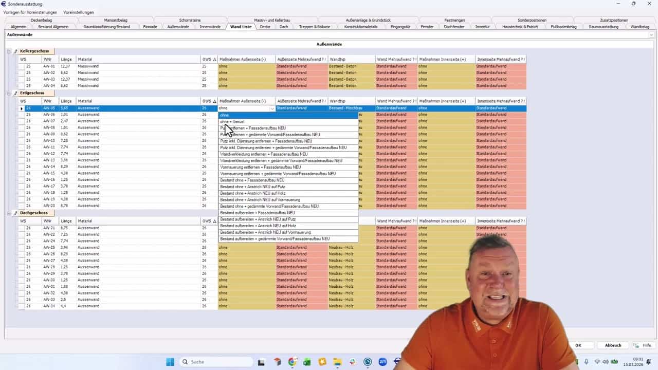 Sonderausstattung - Bauen im Bestand - Wandsteuerung Teil 2