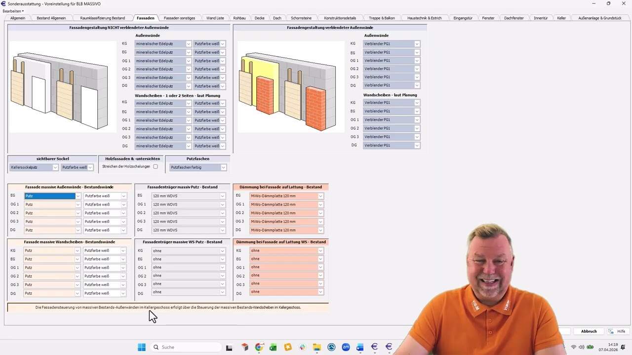 Sonderausstattung Massivo - Bauen im Bestand - Fassade