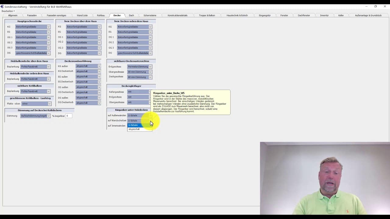 Sonderausstattung Massivo - Decke
