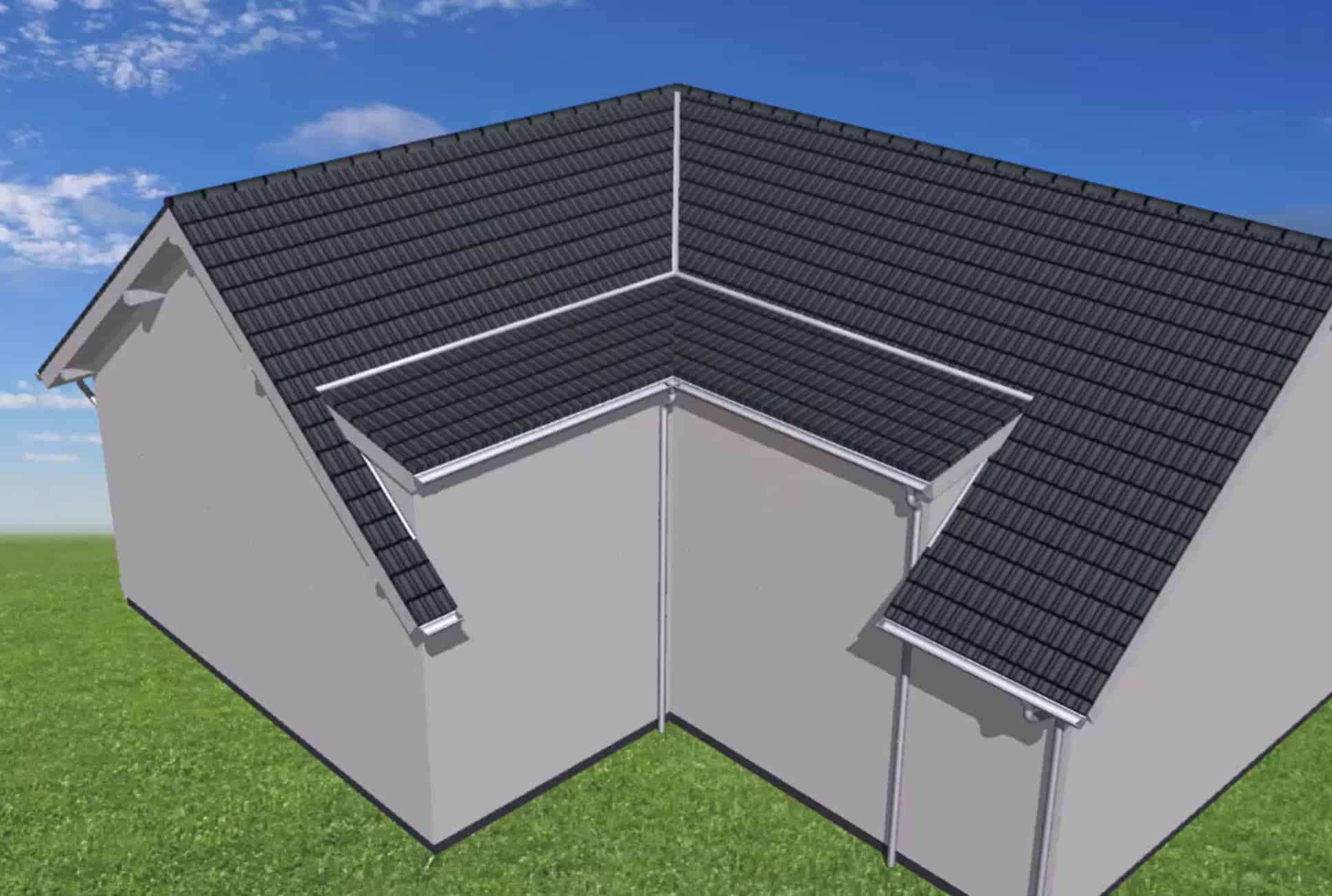 Dach, Decken und Subgeschosse in 3D