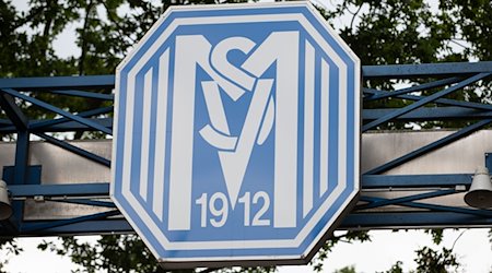 Das Vereinslogo vom SV Meppen. / Foto: Friso Gentsch/dpa/Symbolbild