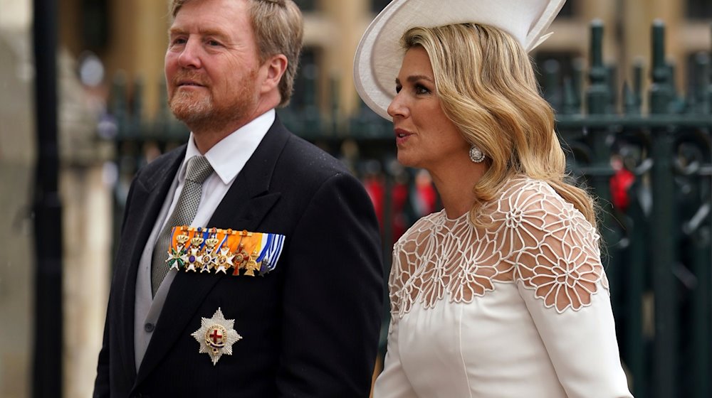 Willem-Alexander, König der Niederlande, und Maxima, Königin der Niederlande. / Foto: Andrew Milligan/AP/dpa
