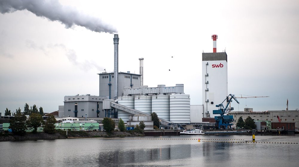 Das Kraftwerk an der Weser in Bremen-Hastedt im November 2021. / Foto: Sina Schuldt/dpa/Archivbild