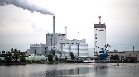Das Kraftwerk an der Weser in Bremen-Hastedt im November 2021. / Foto: Sina Schuldt/dpa/Archivbild