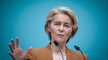 Ursula von der Leyen, Präsidentin der Europäischen Kommission. / Foto: Kay Nietfeld/dpa
