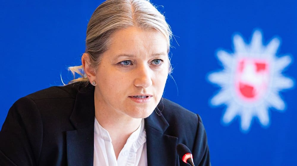 Kathrin Wahlmann, Justizministerin von Niedersachsen. / Foto: Moritz Frankenberg/dpa