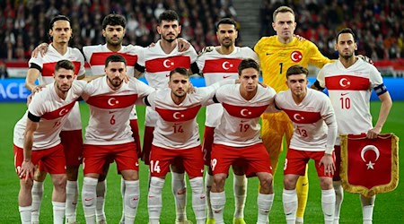 Die Türkei spielt bei der Fußball-EM 2024 in der Gruppe F. / Foto: Denes Erdos/AP/dpa