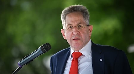 Hans-Georg Maaßen, Bundesvorsitzender der Werteunion. / Foto: Heiko Rebsch/dpa