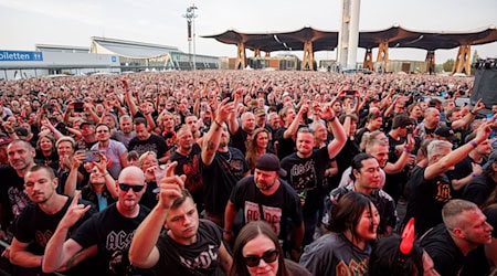 AC/DC spielten mehr als zwei Stunden in Hannover. / Foto: Ole Spata/dpa