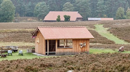 Es gibt einen Kompromiss um die Wanderhütte in der Heide. / Foto: Georg Wendt/dpa