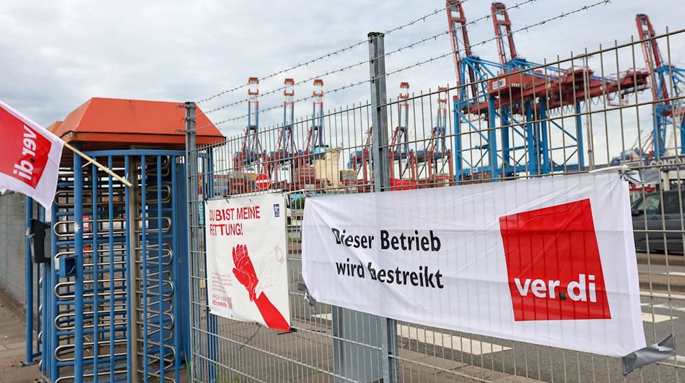 Warnstreik der Hafenarbeiter wird ausgeweitet