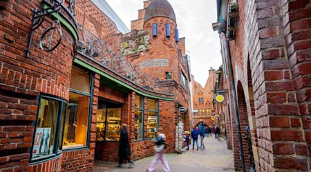 Die Museen Böttcherstraße den kulturellen Höhepunkt des Gesamtkunstwerks Böttcherstraße. / Foto: Sina Schuldt/dpa