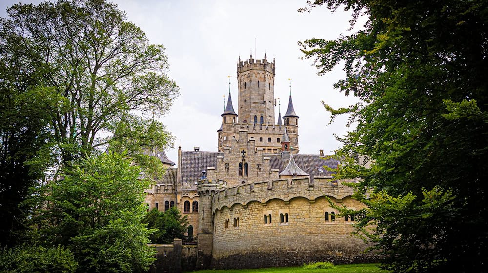 Die Marienburg ist derzeit nur von außen zu bewundern. / Foto: Moritz Frankenberg/dpa