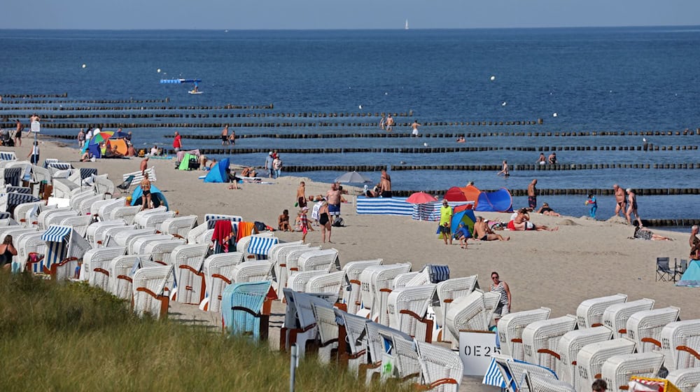 In der Ostsee wurden teils «extrem hohe Temperaturen» gemessen. (Symbolbild) / Foto: Bernd Wüstneck/dpa