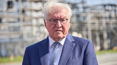 Bundespräsident Steinmeier besucht ein Chemiewerk von Dow Chemical im niedersächsischen Stade. / Foto: Georg Wendt/dpa